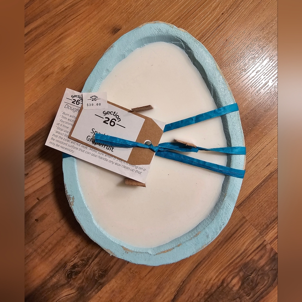 Easter Egg Dough Bowl Candle